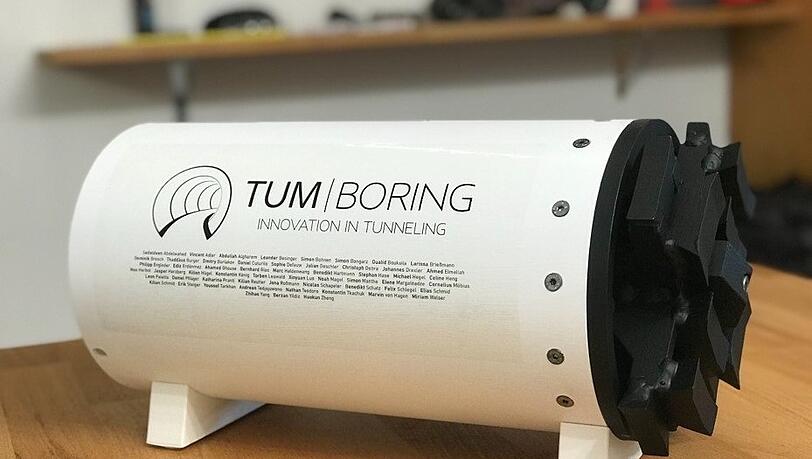 Das ist der erste Prototyp, zusammengesetzt.