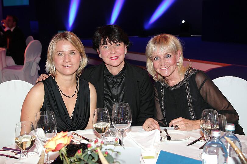 Verena Bentele, Stephanie Ehrenschwendner, Christa Kinshofer.