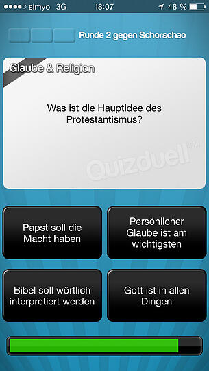 Die Antwort ist: Persönlicher Glaube ist am wichtigsten.