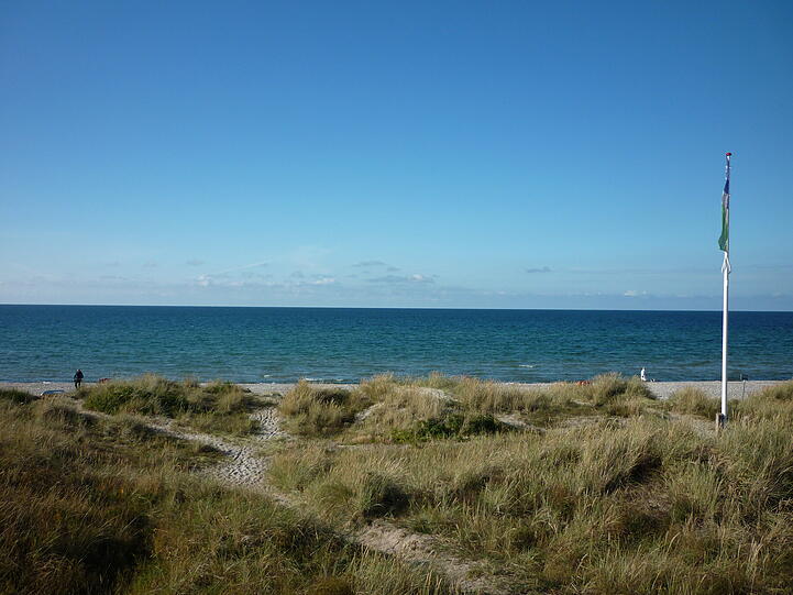 Am Strand von Nykøbing.