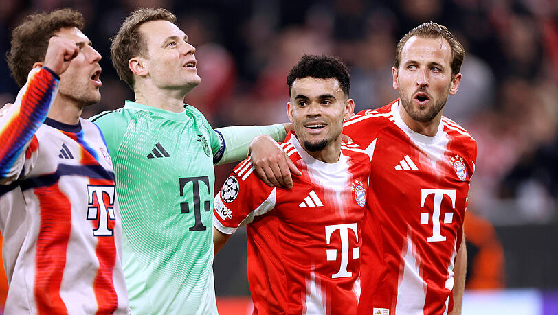 Die Bayern lie&szlig;en sich nach dem Weiterkommen gegen Real Madrid verdienterma&szlig;en von ihren Fans feiern.
