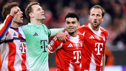 Die Bayern lie&szlig;en sich nach dem Weiterkommen gegen Real Madrid verdienterma&szlig;en von ihren Fans feiern.