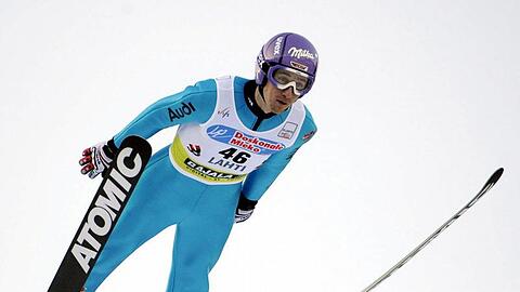 Atemberaubende Perspektiven: Martin Schmitt bei der Arbeit.