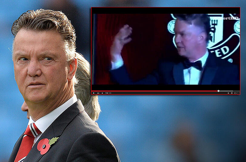 Immer öfter sehr entspannt: Louis van Gaal.
