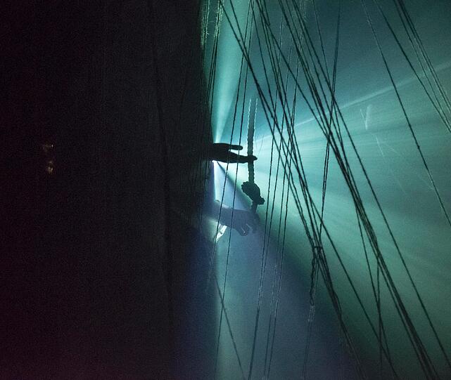Die Performance "Anticlock" bei der Münchner Biennale für Neues Musiktheater.