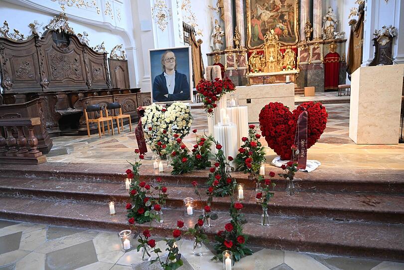 Das Requiem zu Ehren des Ausnahmemusikers fand in der Klosterkirche Schäftlarn statt.