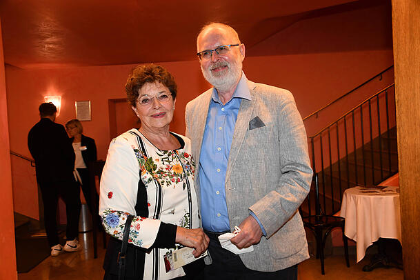 Monika Baumgartner und ihr Partner Hans Böhmer im Juni 2022.