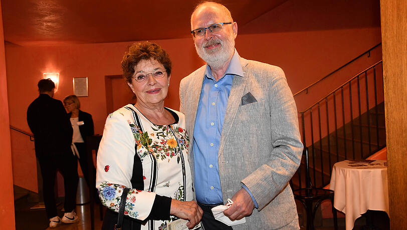 Monika Baumgartner und ihr Partner Hans B&ouml;hmer im Juni 2022.