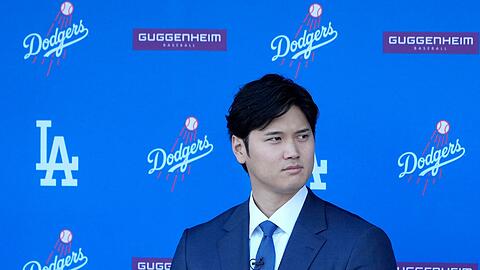 Shohei Ohtani von den Los Angeles Dodgers ist der beste Baseballspieler der Welt.