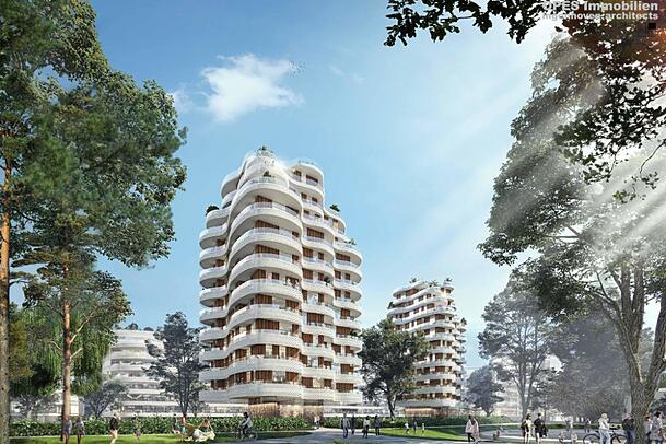 So sollen die Wohnt&uuml;rme einmal aussehen.