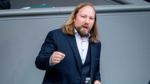 Anton Hofreiter, Fraktionsvorsitzender von Bündnis 90/Die Grünen, spricht im deutschen Bundestag. Foto: Kay Nietfeld/dpa