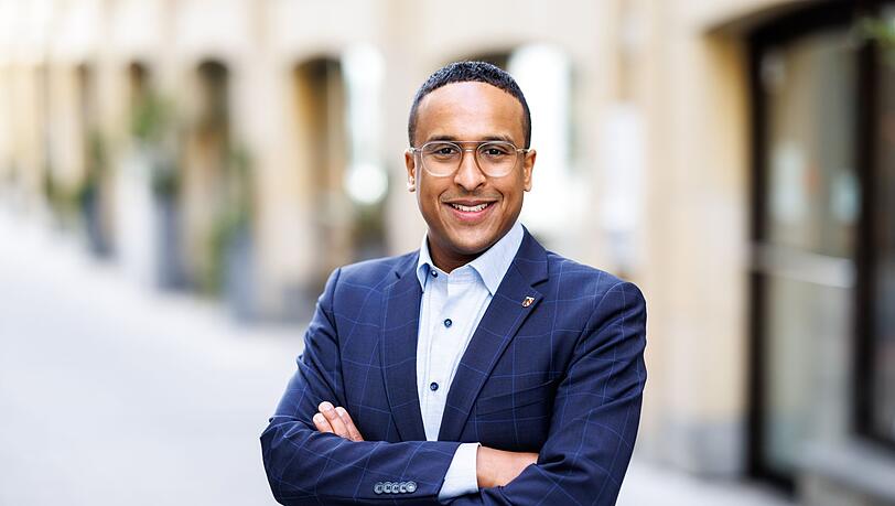 Nasser Ahmed, neu ernannter stellvertretender Generalsekretär der Bayern-SPD.