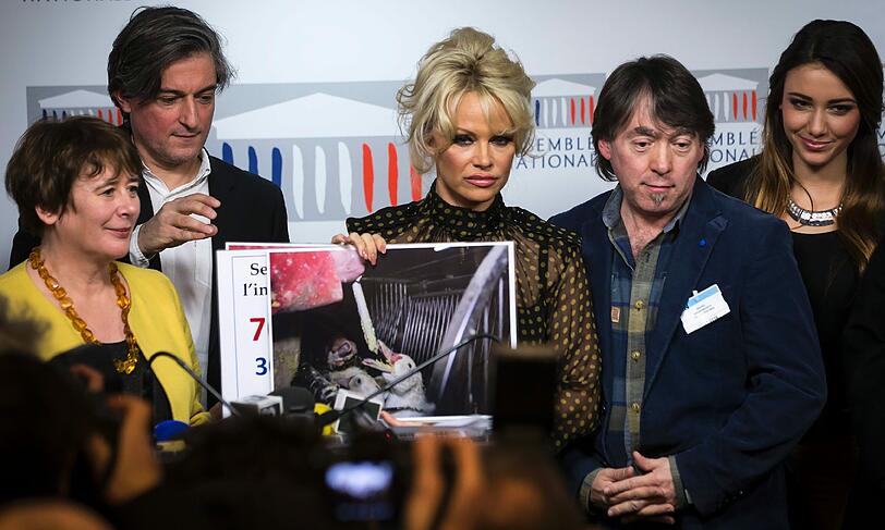 Setzt sich für den Tierschutz ein: Schauspielerin Pamela Anderson.