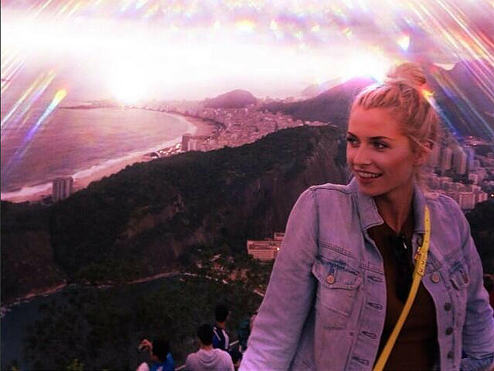 Vorfreudig in Rio: Lena Gercke