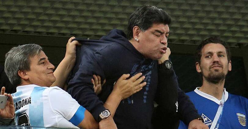 Gestatten: Fußball-Ikone Diego Armando Maradona.