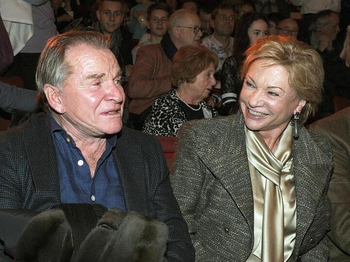 Der Schauspieler Fritz Wepper und seine Frau Angela Wepper. Foto: Ursula Düren/Archiv