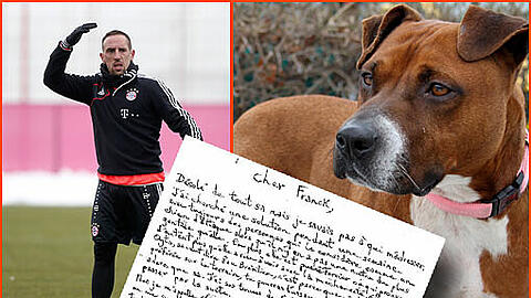 &bdquo;Cher Franck, es tut mir leid, aber ich weiß nicht mehr, an wen ich mich noch wenden könnte.&ldquo; Mit diesen Worten beginnt der Brief an Franck Ribéry.