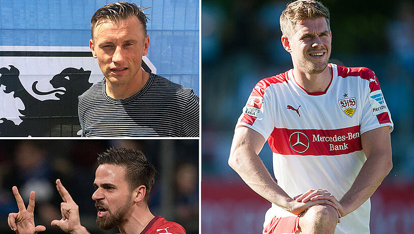 Wettrüsten in der zweiten Liga: Top-Torjäger wie Simon Terodde (r) oder und Erstliga-Erfahrene wir Ivica Olic oder Martin Harnik sollen ihre neuen Teams nach oben bringen. Wettrüsten in der zweiten Liga: Top-Torjäger wie Simon Terodde (r) oder und Erstliga-Erfahrene wir Ivica Olic oder Martin Harnik sollen ihre neuen Teams nach oben bringen.