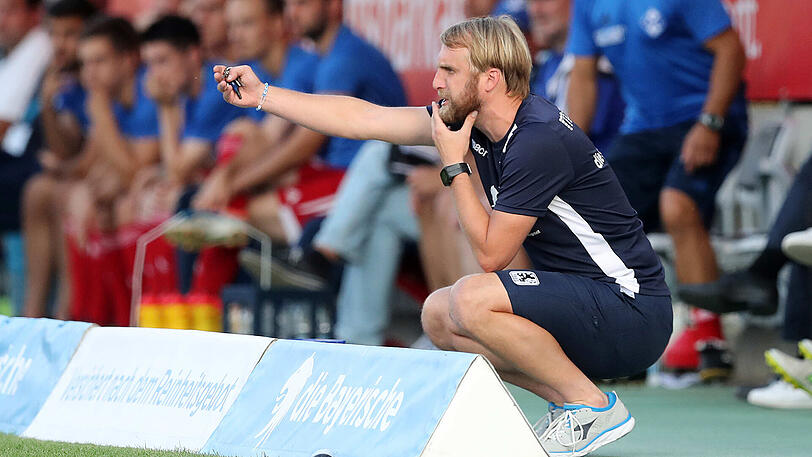 Mit dem TSV 1860 ganz oben in der Regionalliga: Trainer Daniel Bierofka.