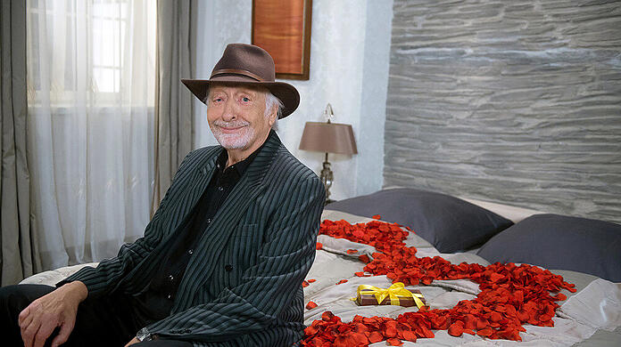 Karl Dall als Richie Sky in der ARD-Telenovela "Rote Rosen".
