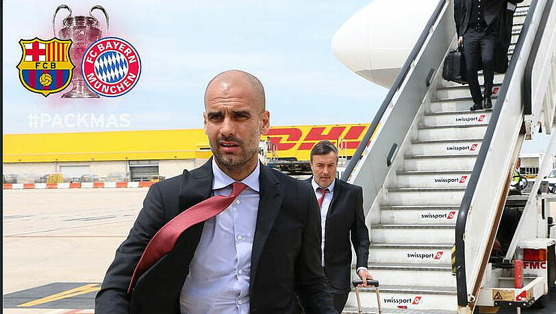 Der FC Bayern reist zum Champions-League-Halbfinale nach Barcelona - Ankunft in Spanien! Der FC Bayern reist zum Champions-League-Halbfinale nach Barcelona - Ankunft in Spanien!