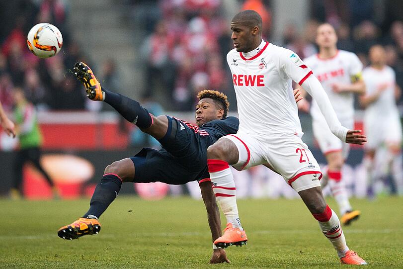 DAVID ALABA NOTE 3
 Vertrag bis 2021 verlängert &ndash; und in Köln wieder auf der zentralen Innenverteidiger-Position. Hatte genug und Raum, um ständig ins Mittelfeld aufzurücken. Konzentrierter und weniger aufgeregt als gegen Juventus &ndash; aber da ging es ja auch um einiges mehr.