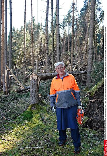 Der Wald ruft: Siegfried Rauch liebt das Leben auf dem Land.