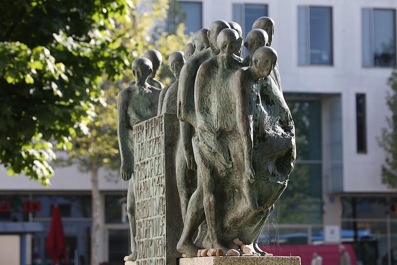 Gedenken: Auch hier führte der Todesmarsch der KZ-Häftlinge vorbei.