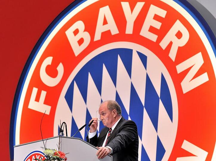 Verkündete großartige Zahlen: Bayern-Präsident Uli Hoeneß.