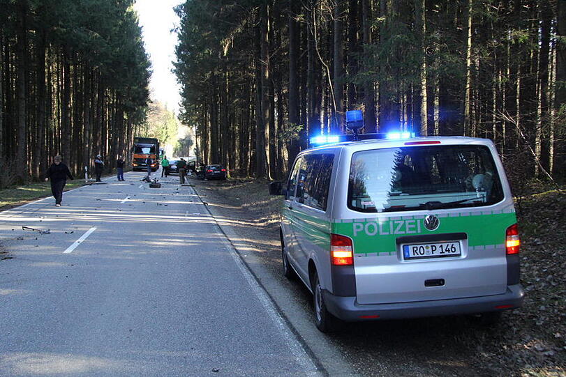 Crash bei Palling: Betrunkener Fahrer kracht in den Gegenverkehr