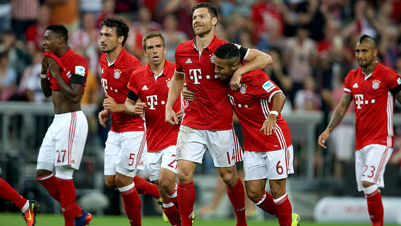 Starten in die K.o.-Phase der Königsklasse: Die Bayern.