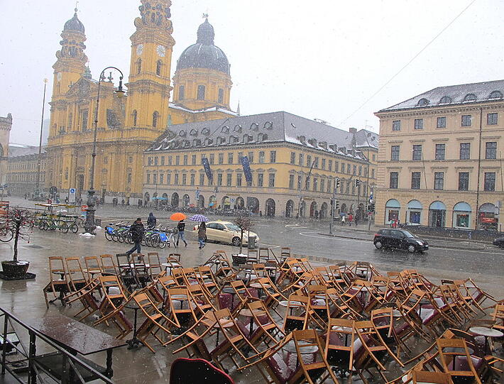 Greislig war das Wetter am Ostersonntag.