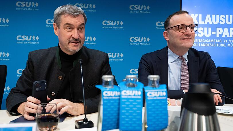 Söder fordert mehr Geschlossenheit in der Union - gerade auch im Umgang mit Kanzler und CDU-Chef Friedrich Merz brauche es mehr "Mannschaftsgeist".