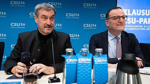 S&ouml;der fordert mehr Geschlossenheit in der Union - gerade auch im Umgang mit Kanzler und CDU-Chef Friedrich Merz brauche es mehr "Mannschaftsgeist".