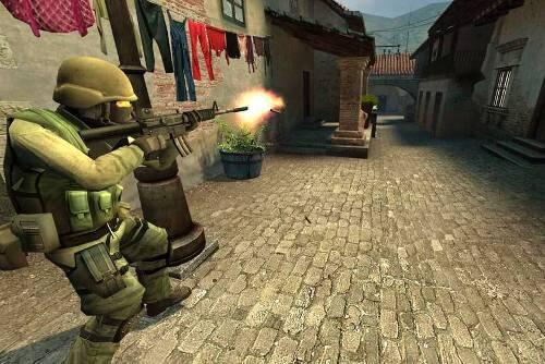 So realistisch sind die Baller-Szenen im Computerspiel Counterstrike.