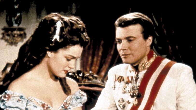 Romy Schneider und Karlheinz Böhm in "Sissi".