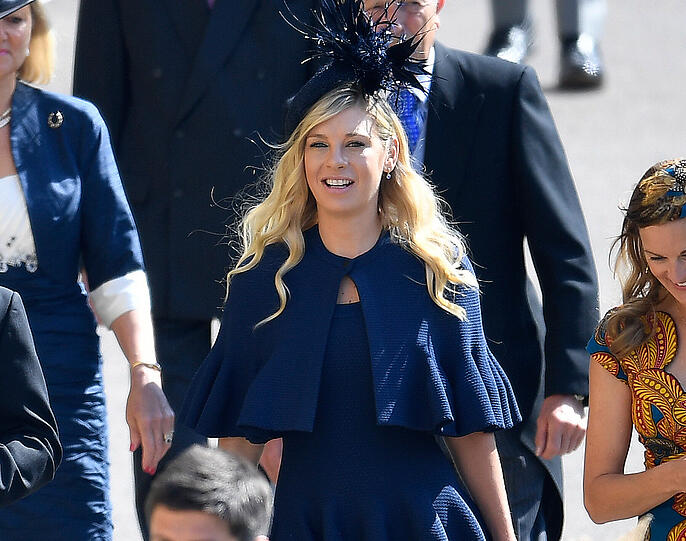 Gut gelaunt im royalen Blau: Chelsy Davy liebte Harry von 2004 bis 2011 - mit Unterbrechungen.