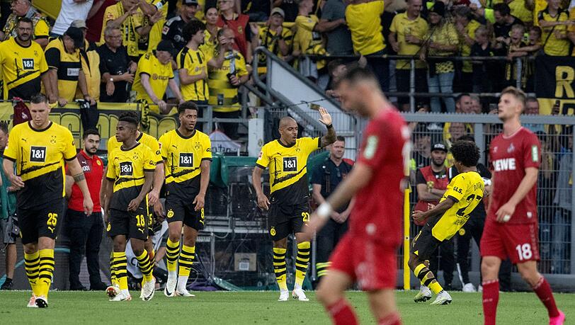 Borussia Dortmund tat sich im Heimspiel gegen den 1.FC Köln lange schwer, siegte am Ende aber 1:0.