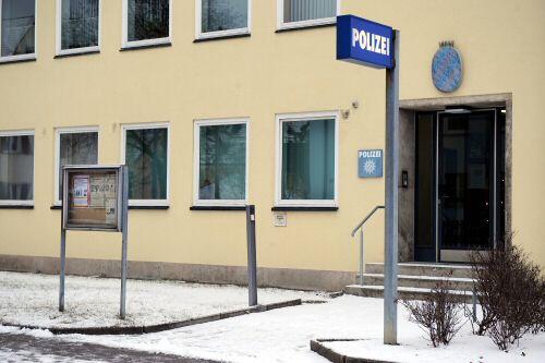 Die Polizeiwache in Lauf bei Nürnberg
