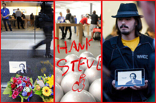 Bilder: So trauert die Welt um Visionär Steve Jobs