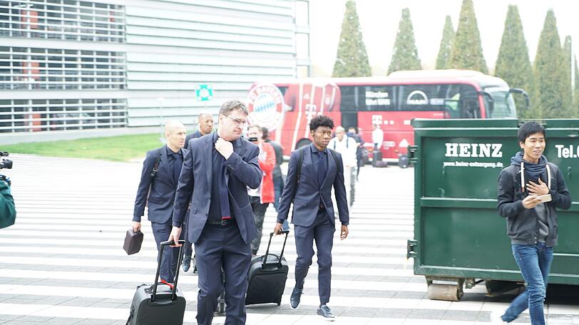 Die Bilder vom Abflug des FC Bayern.