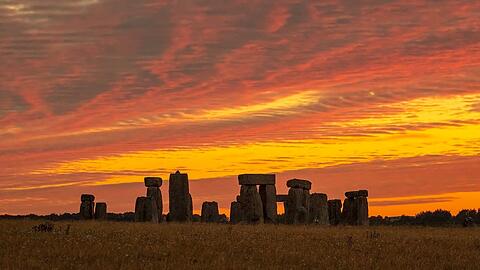 Das Original: Stonehenge in Südengland ist ein Jahrtausende altes Bauwerk aus Monolithen.
