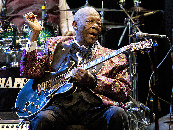 B.B. King bei einem Auftritt in Los Angeles im Jahr 2011