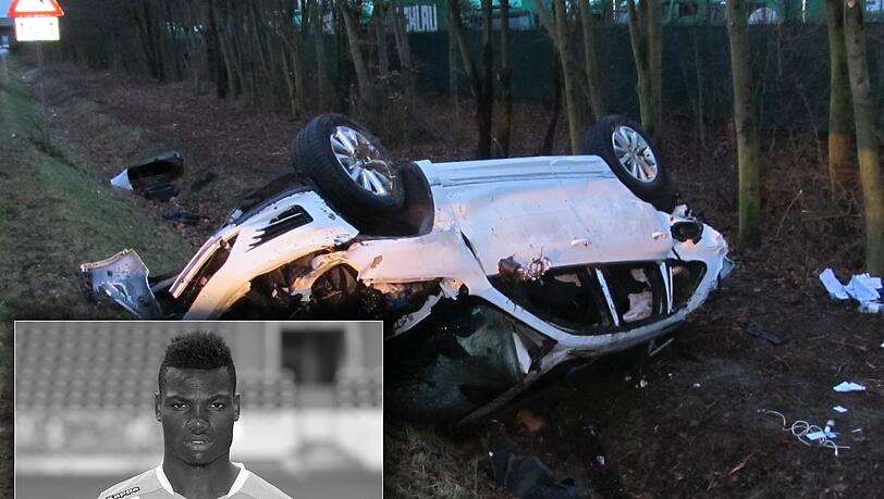 Junior Malanda († 20) war beim Unfall nicht angeschnallt. Offenbar hatte er sich abgeschnallt, um sich nach einem Handykabel im Fußraum des Wagens zu bücken. Junior Malanda († 20) war beim Unfall nicht angeschnallt. Offenbar hatte er sich abgeschnallt, um sich nach einem Handykabel im Fußraum des Wagens zu bücken.