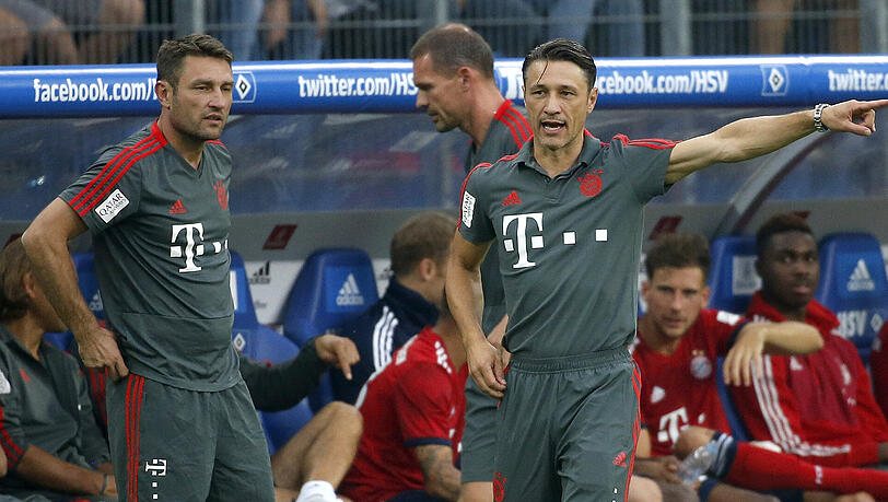 Brüdergespann für den FC Bayern: die Brüber Robert (li.) und Niko Kovac. Brüdergespann für den FC Bayern: die Brüber Robert (li.) und Niko Kovac.