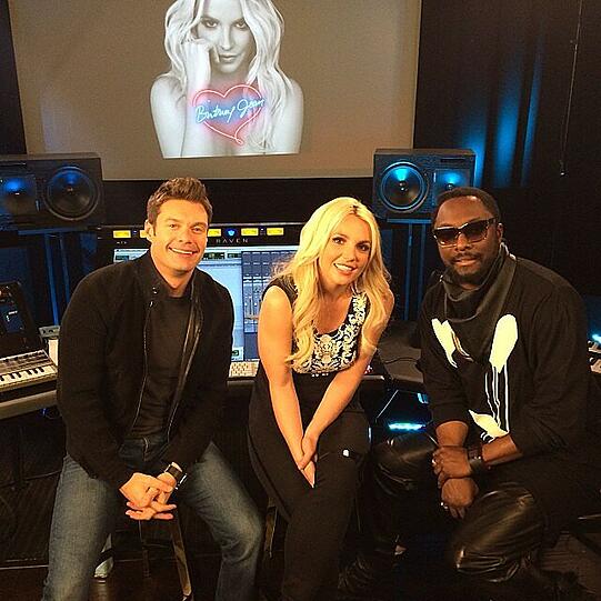 Britney Spears und will.i.am besuchen US-Radio-Moderator Ryan Seacrest
