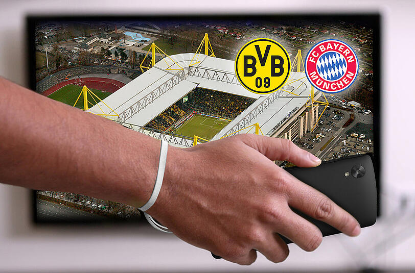 TV, Strea, Ticker - So können Sie das Spiel des FC Bayern in Dortmund live sehen
