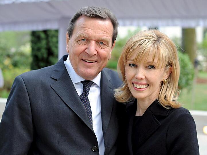 Altkanzler Gerhard Schröder und seine Frau Doris