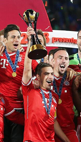 Die Krönung der Triple Saison 2013: Sieg bei der Klub-WM (ehemals Weltpokal) in Marokko.