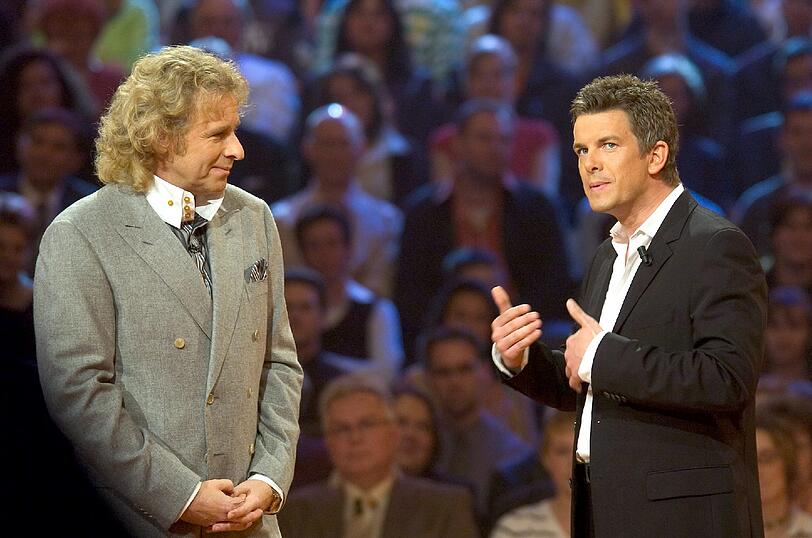 Der alte und der neue Moderator: Thomas Gottschalk (li.) landete mit seiner neuen ARD-Show eine Pleite. Macht&rsquo;s Markus Lanz besser?